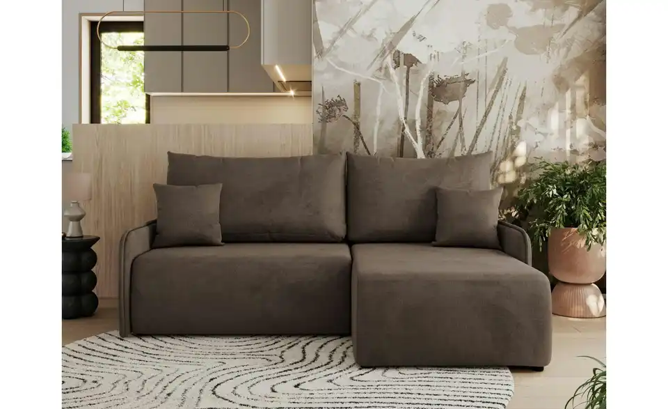 Ecksofa Arpa mit Schlaffunktion, in Wohnsituation