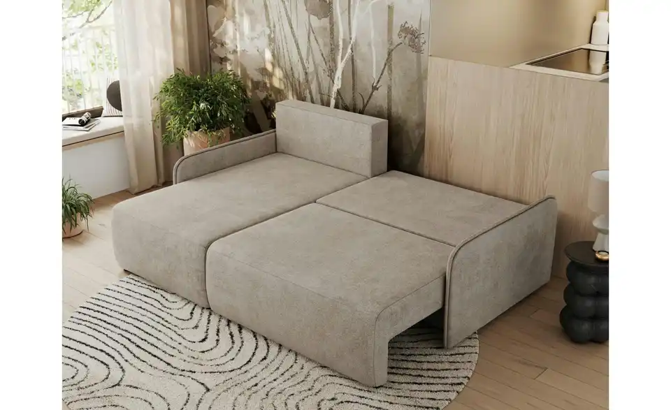 Ecksofa Arpa mit Schlaffunktion, in Wohnsituation