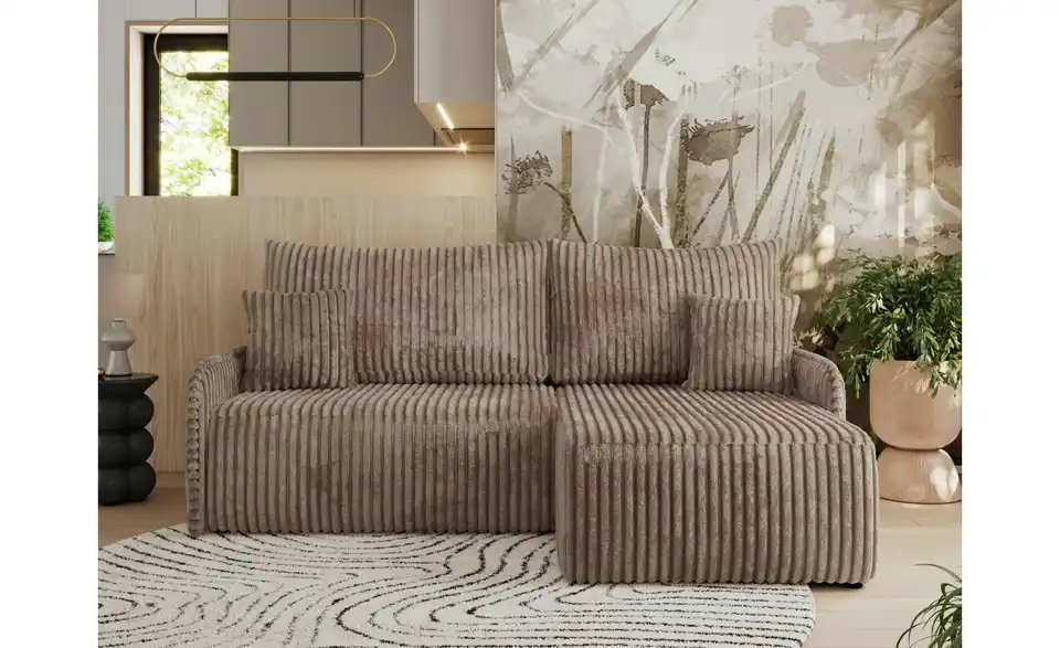 Ecksofa Arpa mit Schlaffunktion, in Wohnsituation