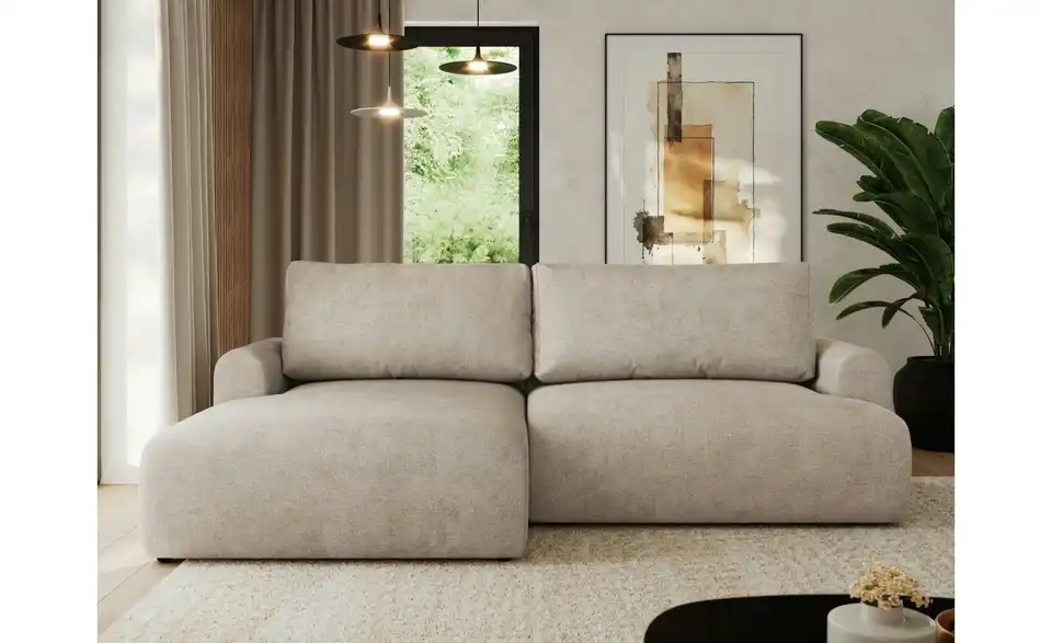 Ecksofa Tono mit Schlaffunktion, in Wohnsituation