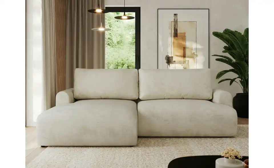 Ecksofa Tono mit Schlaffunktion, in Wohnsituation