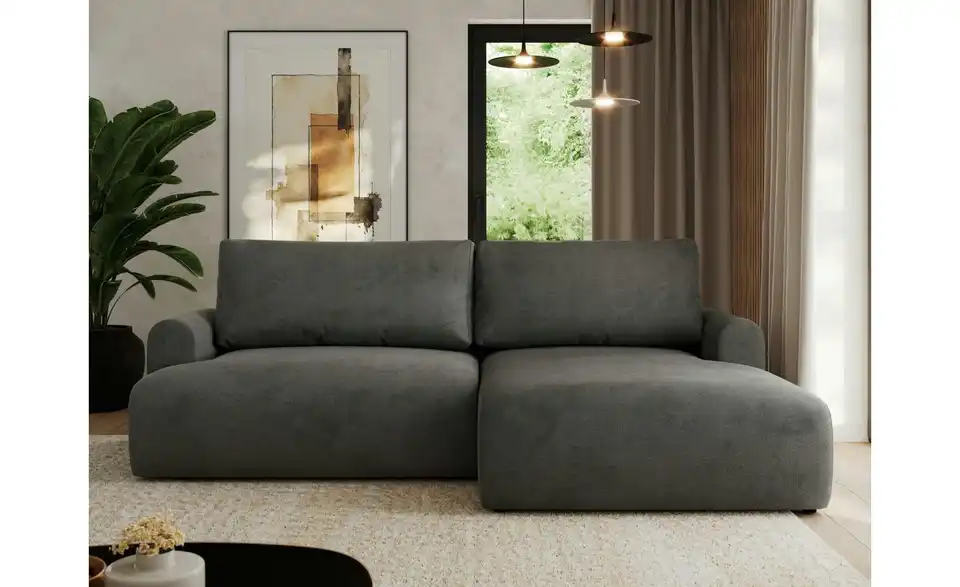Ecksofa Tono mit Schlaffunktion, in Wohnsituation