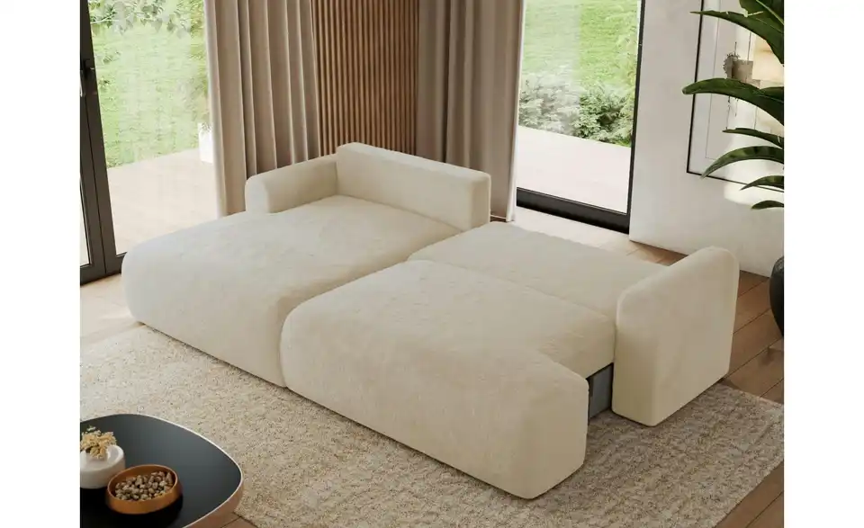 Ecksofa Tono mit Schlaffunktion, in Wohnsituation