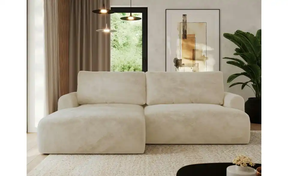 Ecksofa Tono mit Schlaffunktion, in Wohnsituation