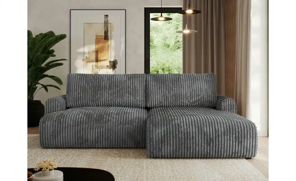 Ecksofa Tono mit Schlaffunktion, in Wohnsituation