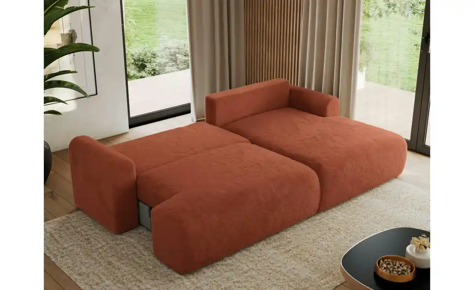 Ecksofa Tono mit Schlaffunktion, in Wohnsituation