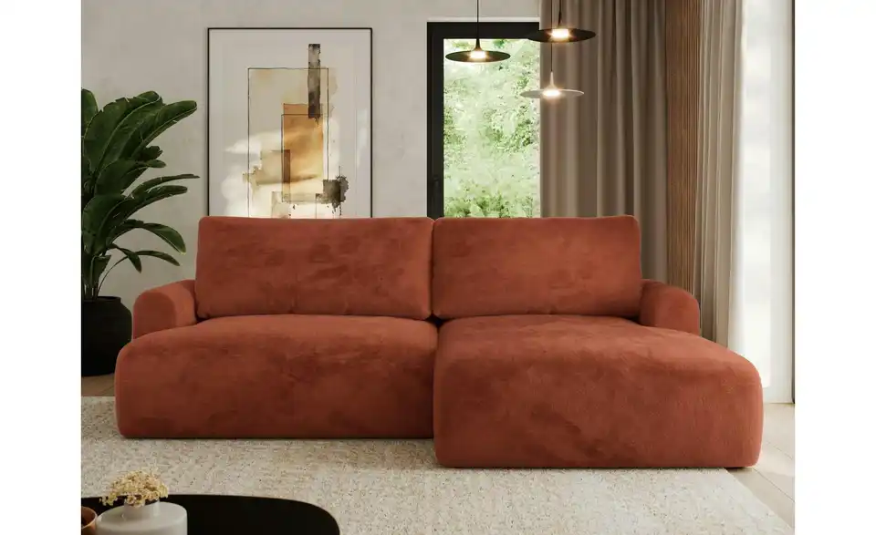 Ecksofa Tono mit Schlaffunktion, in Wohnsituation