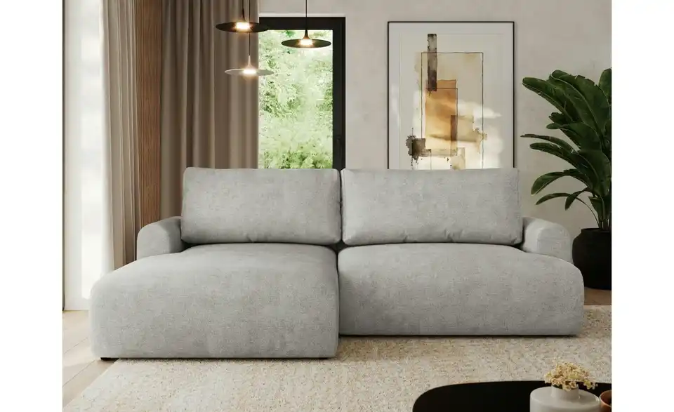 Ecksofa Tono mit Schlaffunktion, in Wohnsituation