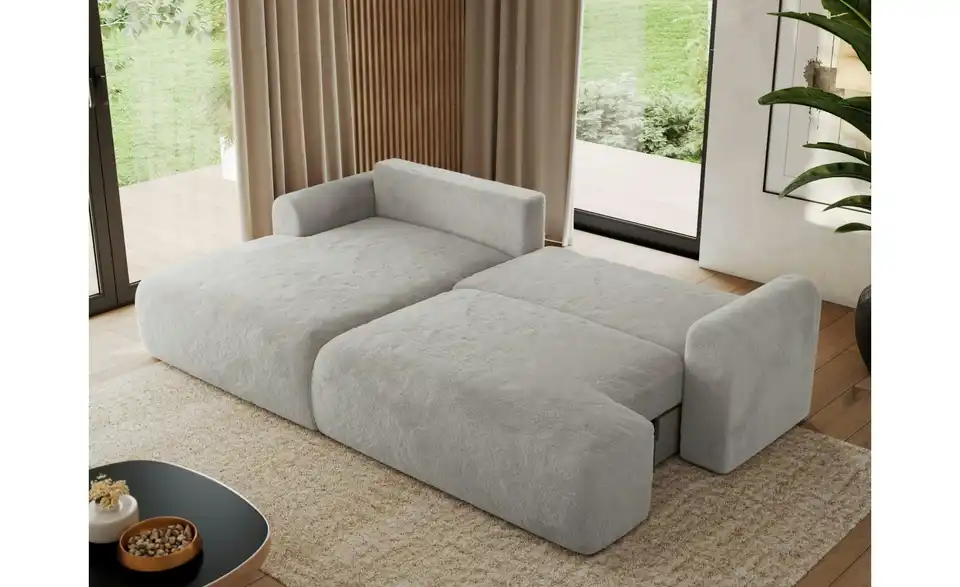 Ecksofa Tono mit Schlaffunktion, in Wohnsituation