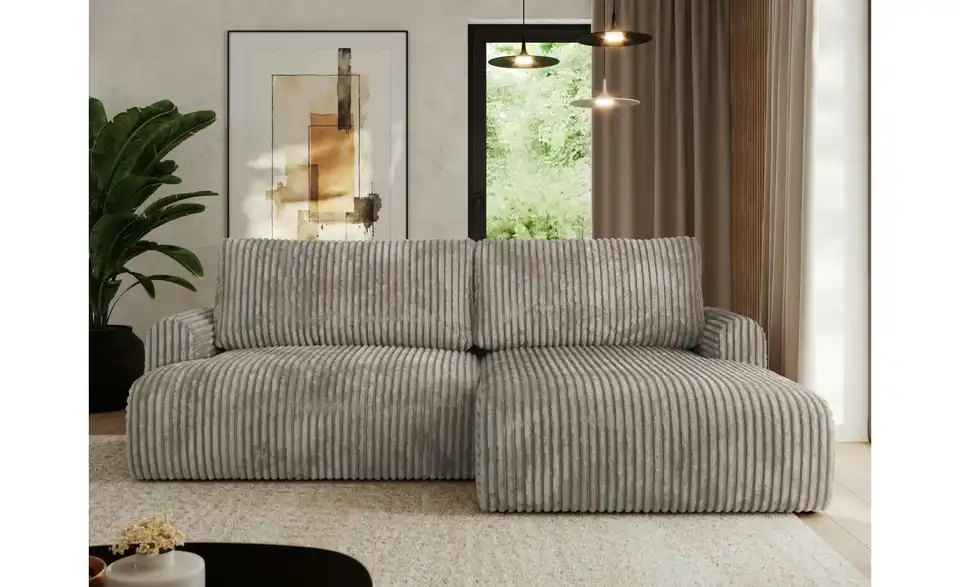 Ecksofa Tono mit Schlaffunktion, in Wohnsituation