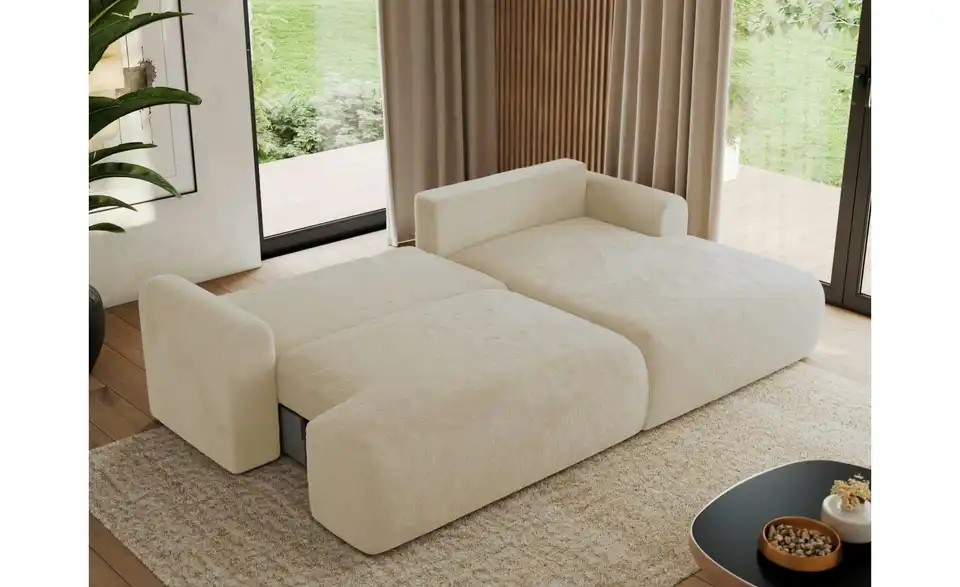 Ecksofa Tono mit Schlaffunktion, in Wohnsituation
