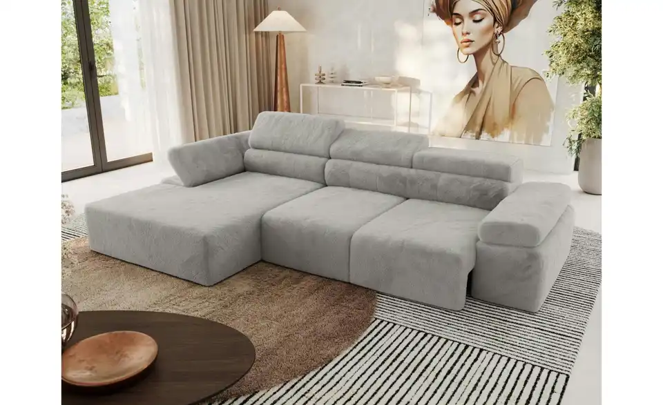 Ecksofa, in Wohnsituation