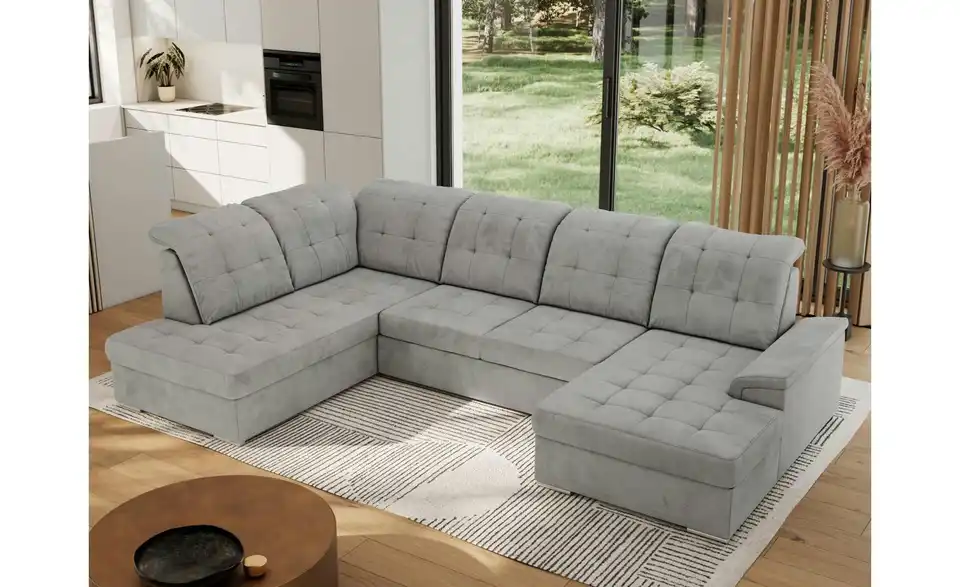 Wohnlandschaft Madrito mit Schlaffunktion, in Wohnsituation