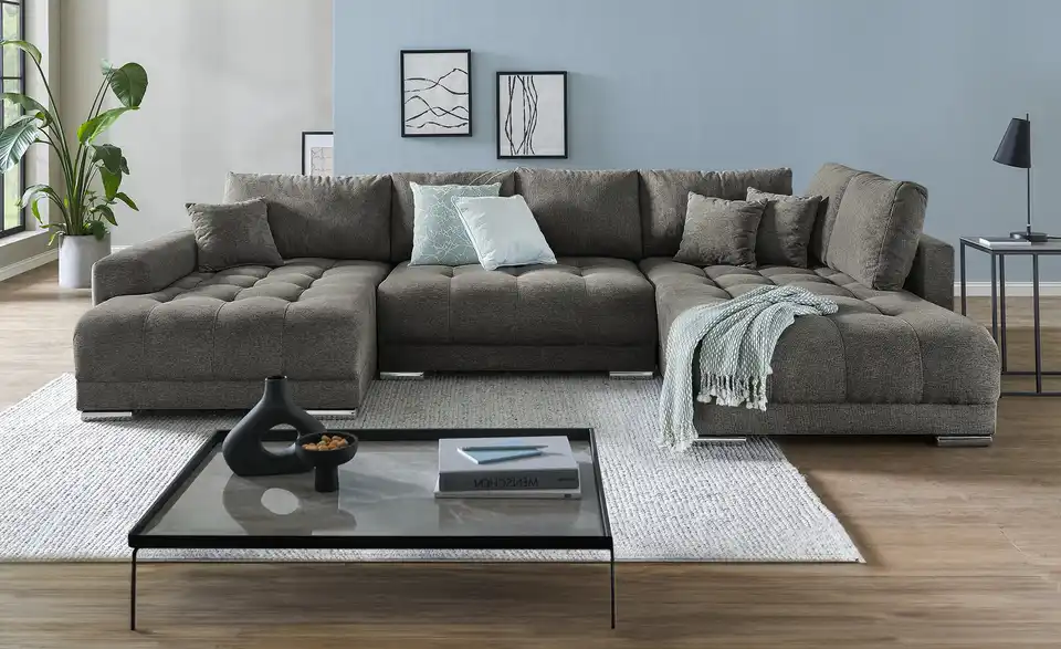 Wohnlandschaft mit Schlaffunktion, in Wohnsituation