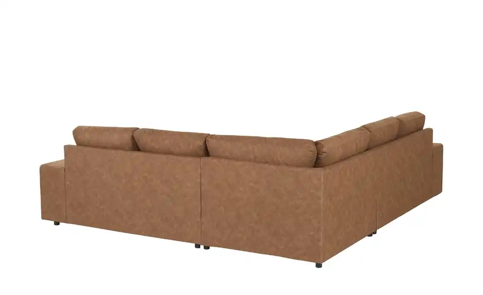 Ecksofa Reneé in Lederoptik, Rückansicht