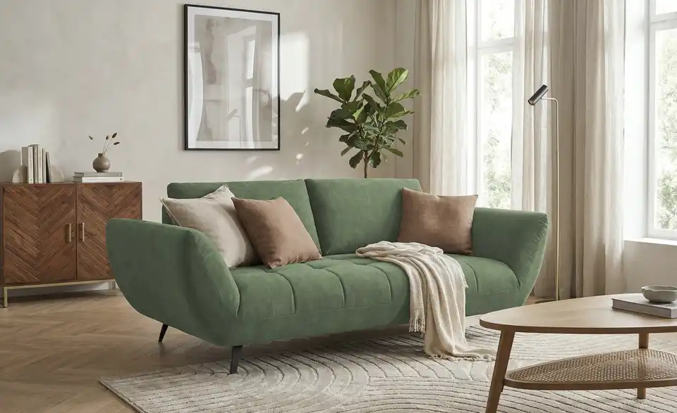 bobb Sofa 2 -sitzig mit Sitztiefenverstellung Carly