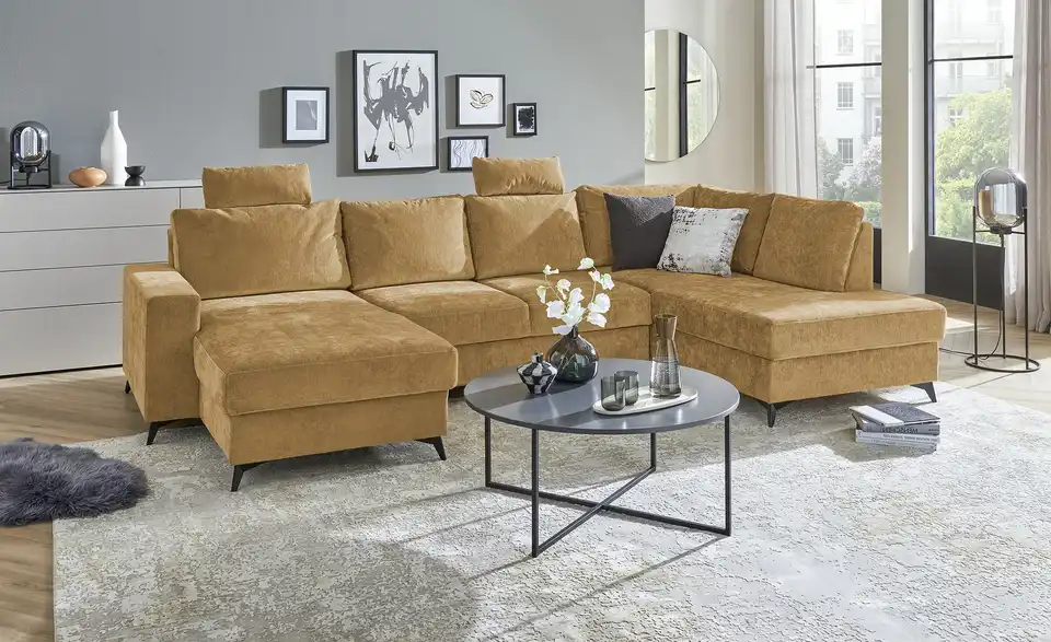 Primo Wohnlandschaft Salamanca mit Schlaffunktion, in Wohnsituation