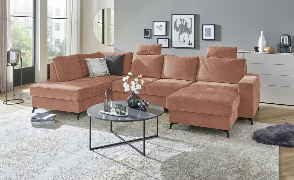 Primo Wohnlandschaft Salamanca mit Schlaffunktion, in Wohnsituation