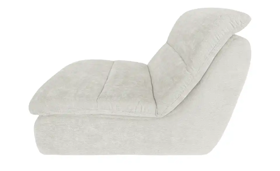 Sessel mit Hocker Maaret vakuumiert, Profilansicht