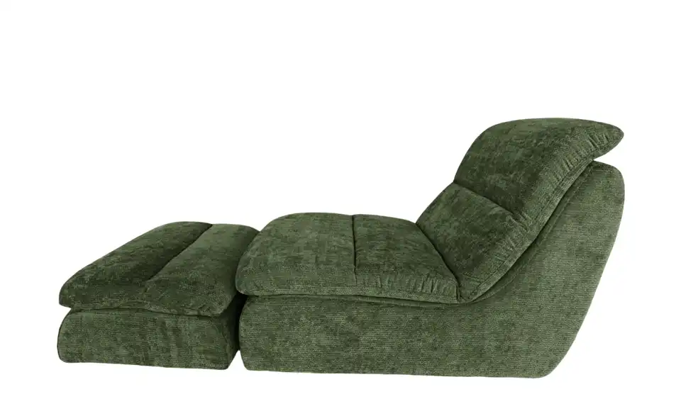 Sessel mit Hocker Maaret vakuumiert, Profilansicht