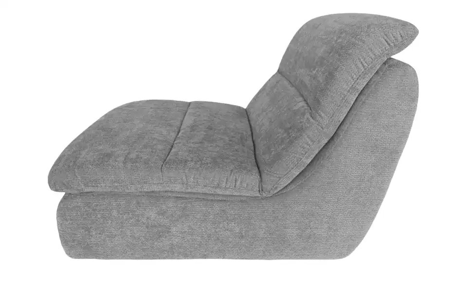 Sessel mit Hocker Maaret vakuumiert, Profilansicht