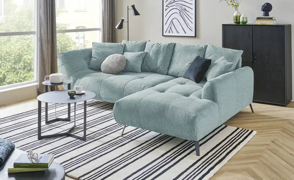 bobb Ecksofa Bellani III, in Wohnsituation