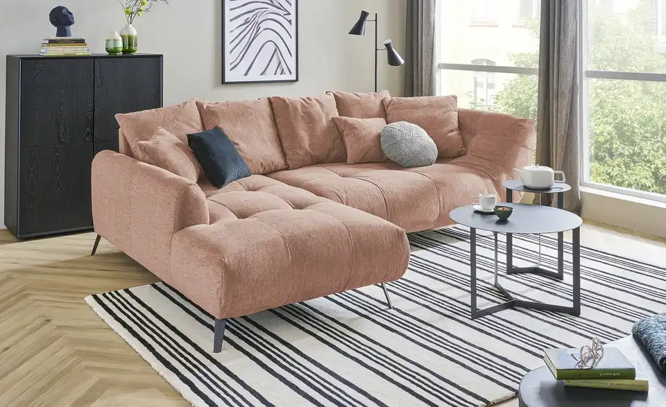 bobb Ecksofa Bellani III, in Wohnsituation