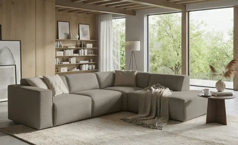 SOHO Ecksofa Enleen, in Wohnsituation