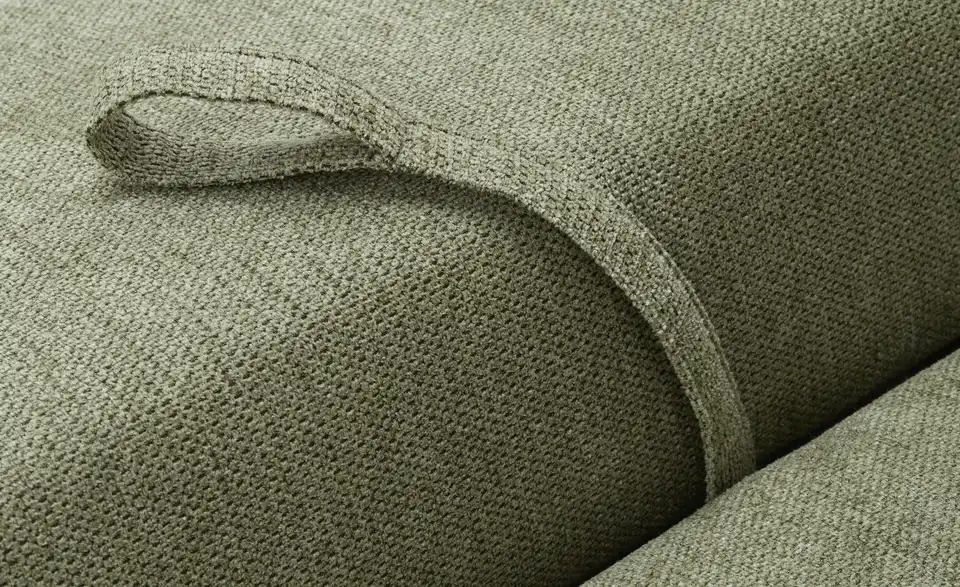 Ecksofa mit Boxspringpolsterung, Detailansicht