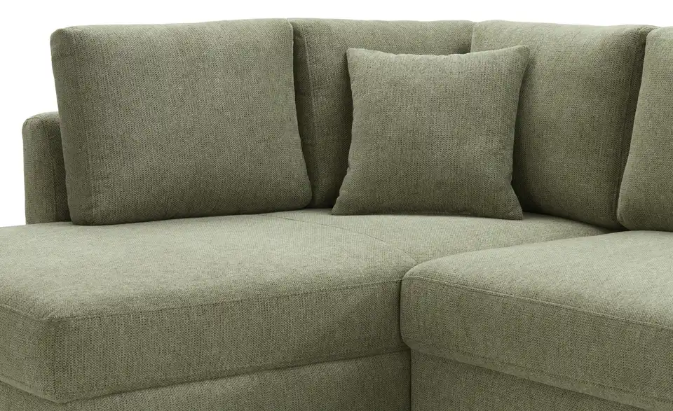Ecksofa mit Boxspringpolsterung, Detailansicht