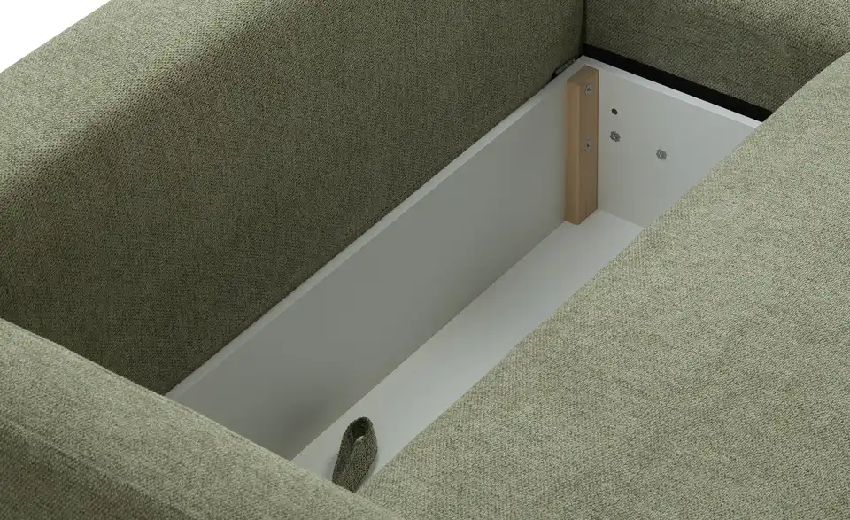 Ecksofa mit Boxspringpolsterung, Detailansicht