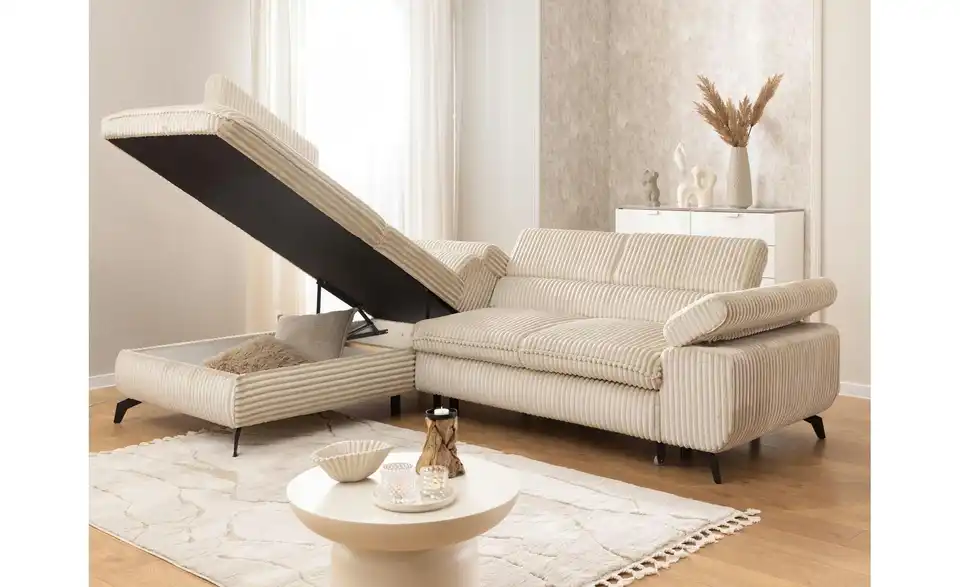 S-STYLE Ecksofa Bonnie mit Schlaffunktion, in Wohnsituation
