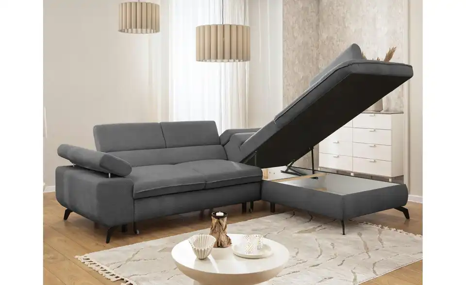 S-STYLE Ecksofa Bonnie mit Schlaffunktion, in Wohnsituation