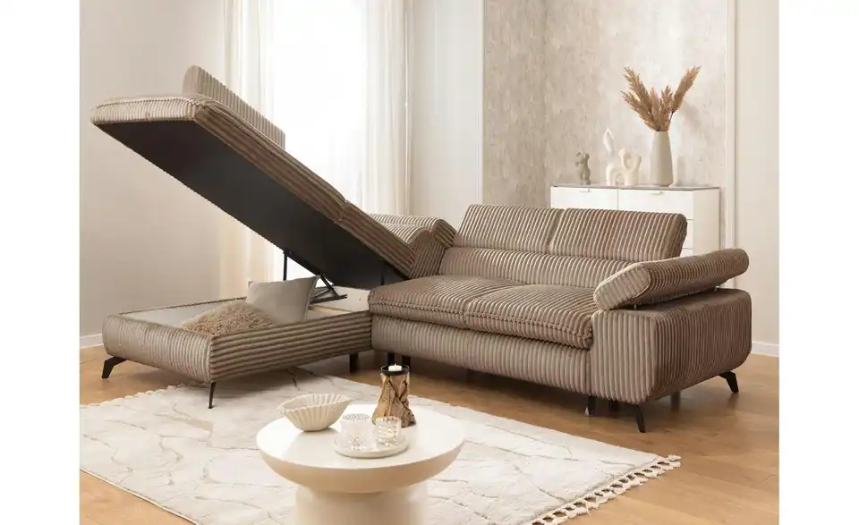 S-STYLE Ecksofa Bonnie mit Schlaffunktion, in Wohnsituation