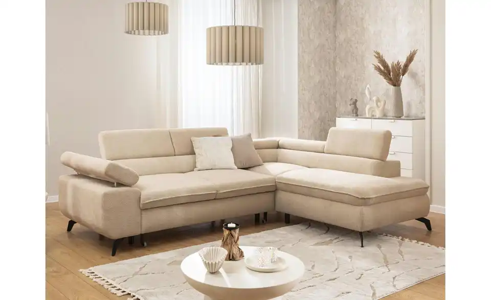 S-STYLE Ecksofa Bonnie mit Schlaffunktion, in Wohnsituation