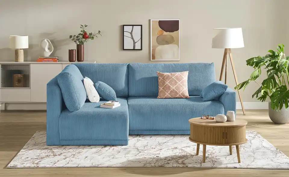 Ecksofa Malyn mit Schlaffunktion, Frontansicht