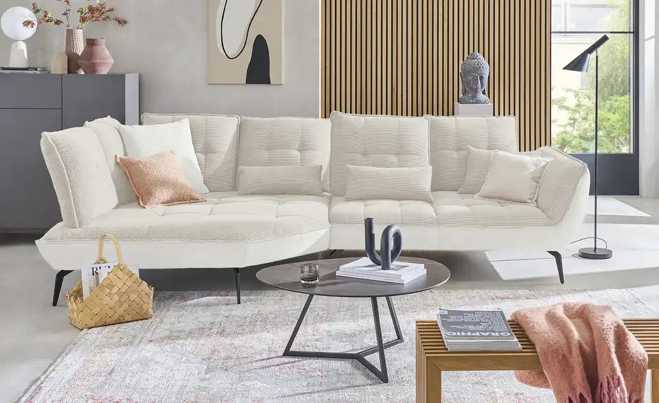 vito Ecksofa Ticona mit Sitztiefenverstellung, in Wohnsituation