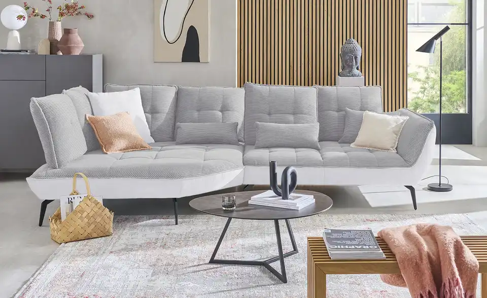 vito Ecksofa Ticona mit Sitztiefenverstellung, in Wohnsituation