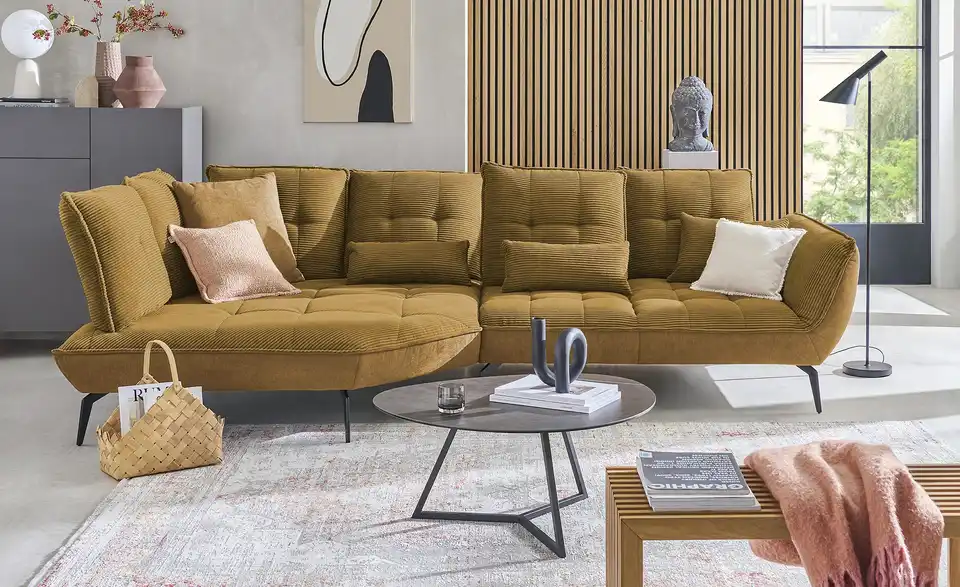 vito Ecksofa Ticona mit Sitztiefenverstellung, in Wohnsituation