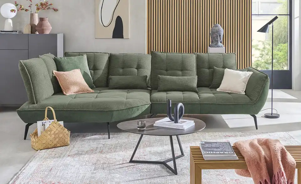 vito Ecksofa Ticona mit Sitztiefenverstellung, in Wohnsituation