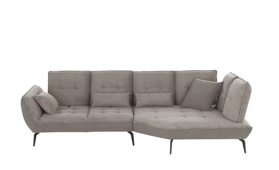 vito Ecksofa Ticona mit Sitztiefenverstellung, Frontansicht