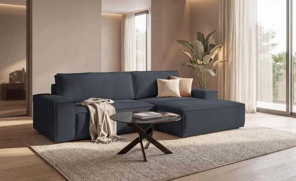 Primo Ecksofa Fjord mit Schlaffunktion, in Wohnsituation