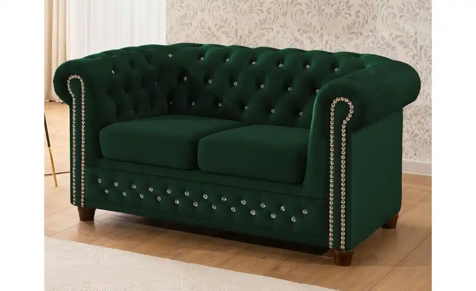 S-STYLE Chesterfield Polstergarnitur 3+2+1 Cleo Blink, in Wohnsituation