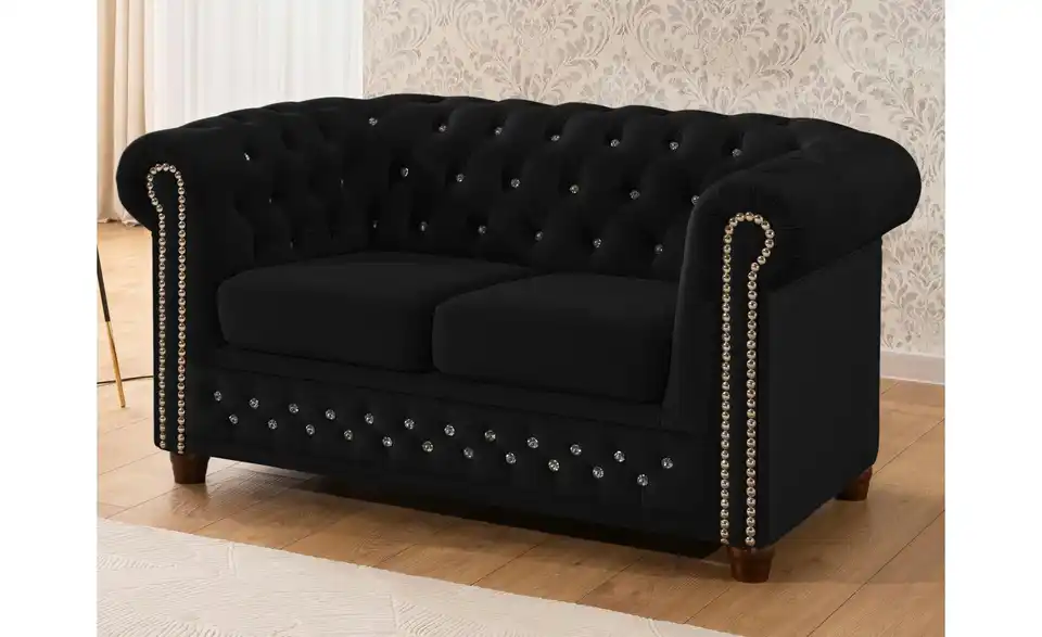 S-STYLE Chesterfield Polstergarnitur 2+1 Cleo Blink, in Wohnsituation