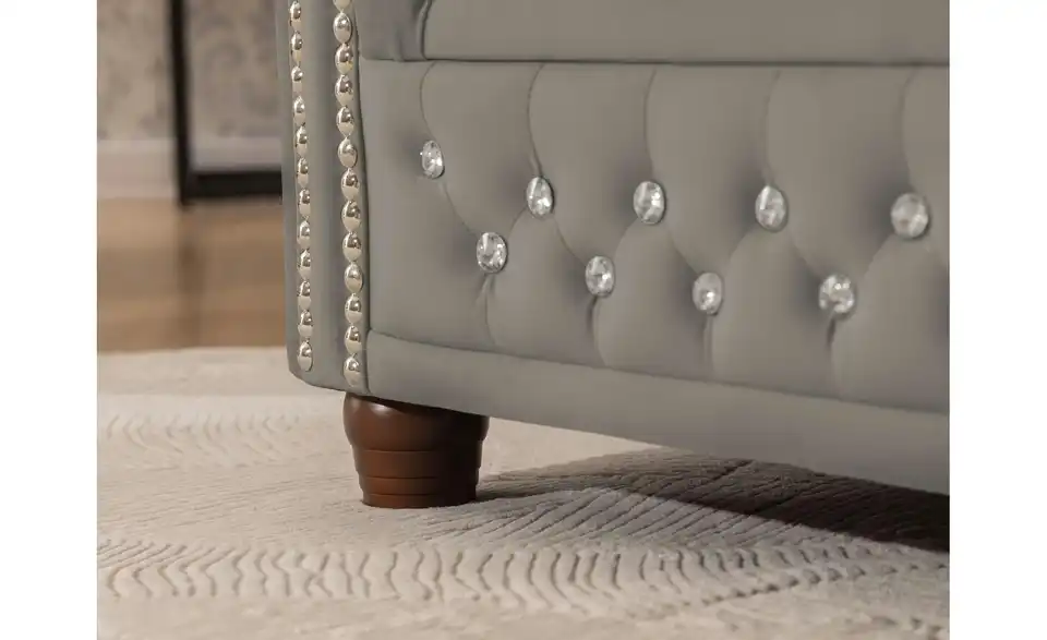 S-STYLE Chesterfield Polstergarnitur 2+1 Cleo Blink, Detailansicht