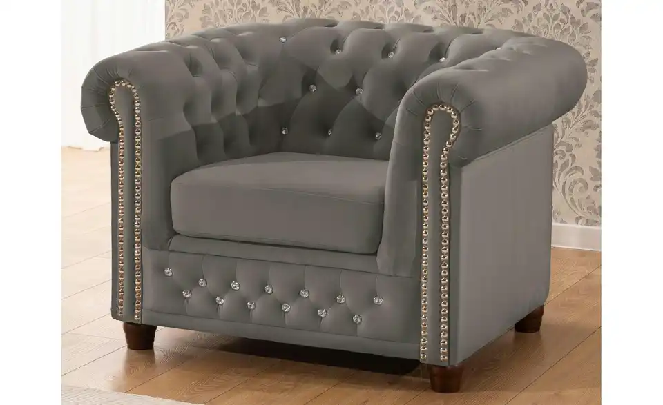 S-STYLE Chesterfield Polstergarnitur 2+1 Cleo Blink, in Wohnsituation