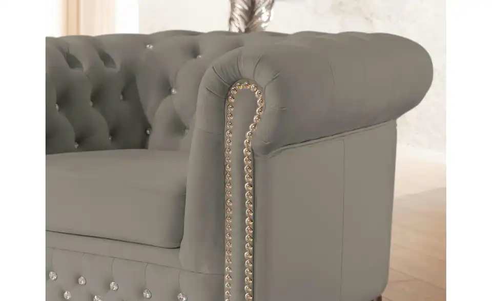 S-STYLE Chesterfield Polstergarnitur 2+1 Cleo Blink, Detailansicht
