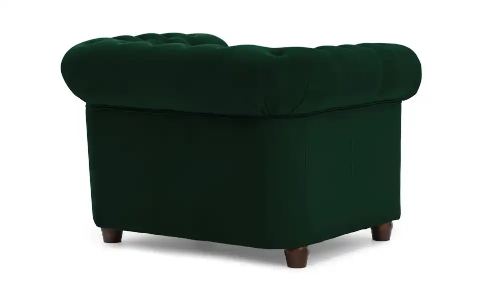 S-STYLE Chesterfield Sessel Cleo Blink, Rückansicht