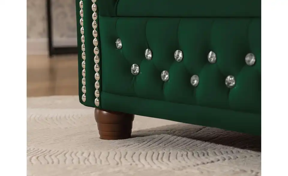 S-STYLE Chesterfield Sessel Cleo Blink, Detailansicht