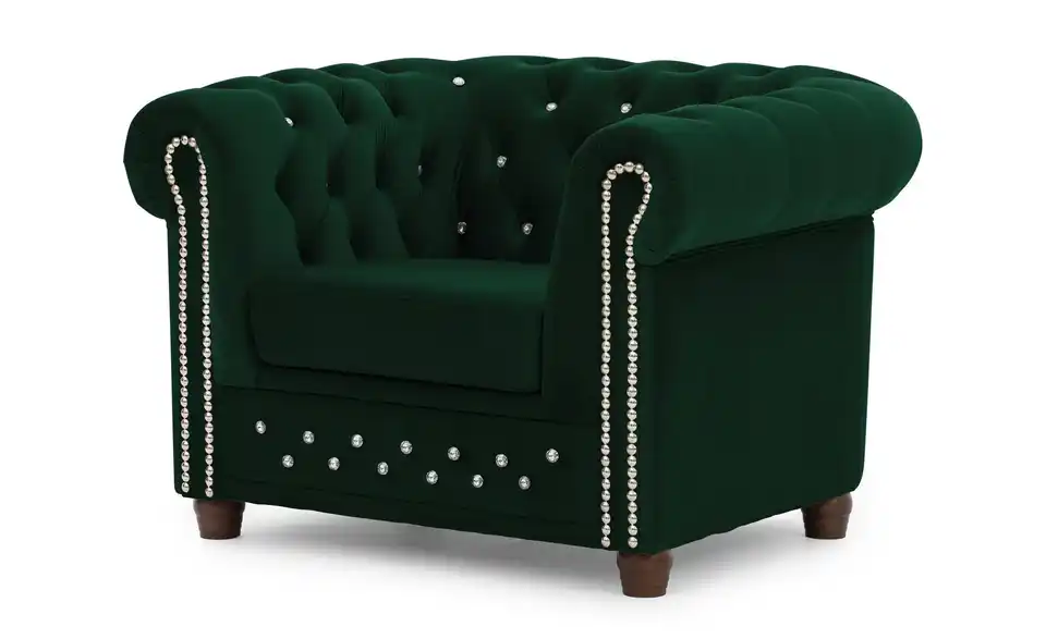 S-STYLE Chesterfield Sessel Cleo Blink, Perspektive